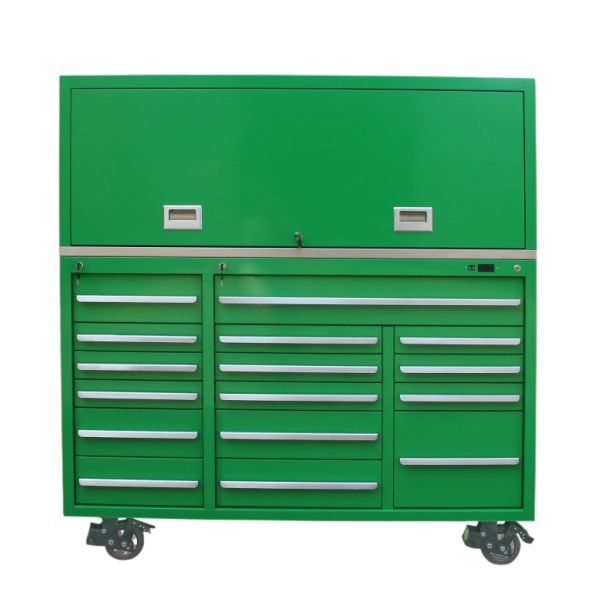 Corner Workshop Cabinet Wall Mounted Tool Cabinet with Lock and Press Brake