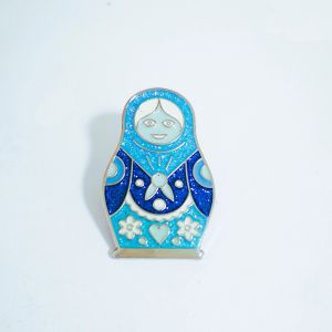 Stamped Iron Custom Soft Enamel Pins Featuring Glittering With Butterfly Clutch