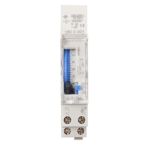 15 Minutes Mechanical Timer 24 Hours Timer Switch Programmable Din Rail Timer