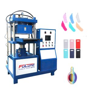 FuLund factory silicone hot press liquid logo hot pressing plate vulcanizing