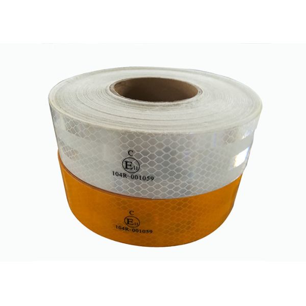 Acrylic Ece 104 Reflective Tape On Vehicles , Retro Conspicuity Infrared