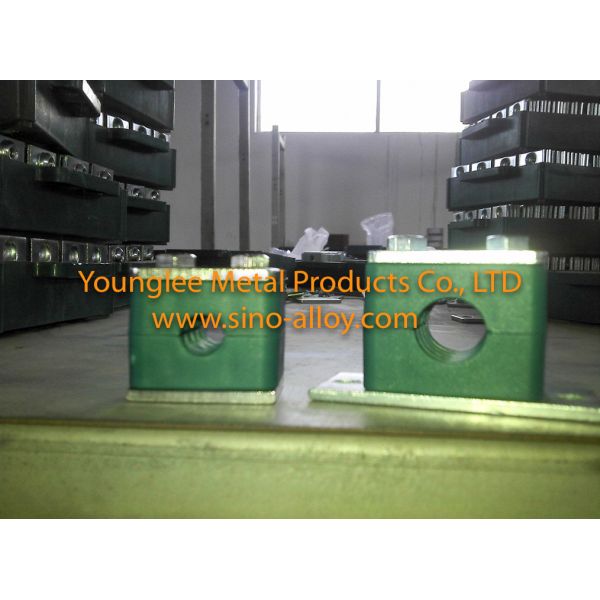 Galvanized steel standard series / light duty Stauff pipe clamps with high