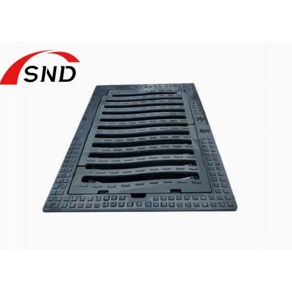 Quality 500x500mm Ductile Iron QT500-7 Gully Grate with 140KN Load Capacity and Rubber Gasket Drain Cover wholesale