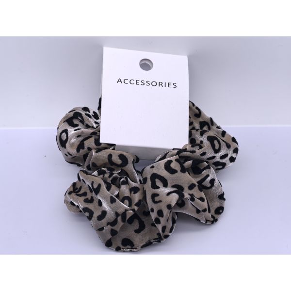 Quality Durable Fabric Leopard Scrunchie Various Designs for Versatile Hair Accessories wholesale