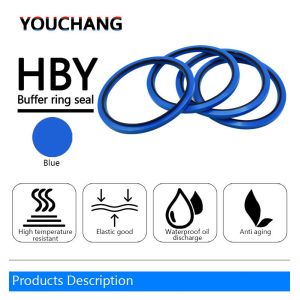 HBS HBY Buffer Seal Blue Hydraulic Seal HBY 65 X 80.5 X 6MM Hydraulic Cylinder