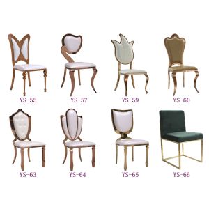 Modern Metal Event Chair With Rose Gold Color For Wedding Party (YS-57)