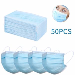 Dust Protection Non Woven Fabric Mask With 3 Layers Face Protection Pad