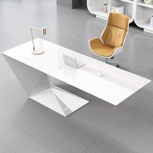 Home Office Funiture Morden Work Office Desk with Custom White Paint Consulting