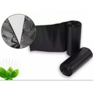 Black Tall Kitchen Dustbin Garbage Bag Thickness 6 - 30mic HDPE / LDPE Material