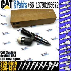 Caterpillar Diesel Common Fuel Injectors 10R-7232 253-0619 for Cat C15 excavator