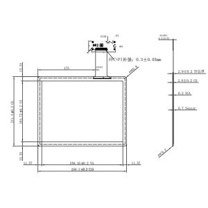 12.1 Inch Square (Aspect Ratio 4:3) Touch Screen For Smart Advertising Machine