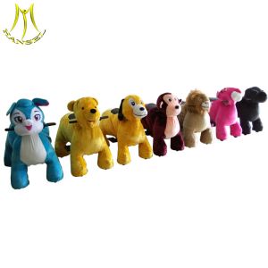 Hansel funny amusement park games plush motorized animals for sale