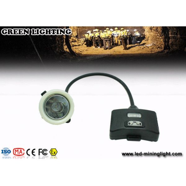 Quality GS5- B 8000 Lux / 5.6ah Led Mining Cap Lights , IP68 Miners Head Torch Drop Resistance wholesale