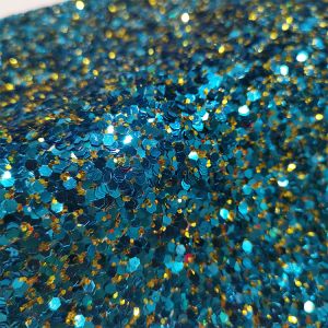 Decoration Shoe bag wallpaper Hexagon Sparkling metallic mix color chunky