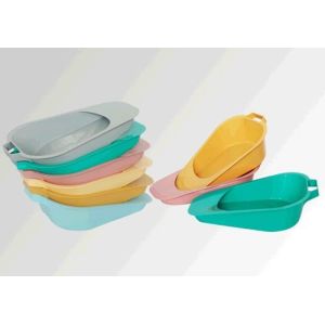 Plastic disposable patient fracture bedpan, Medical bedpan with Handles, Adult