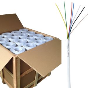 Shielded TC Stranded 2x0.22mm2 2x0.5mm2 Composite CPR Eca Security Cable for