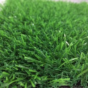 Hotel Garden Synthetic Residential Fake Grass Mat Luxury With Good Gloss