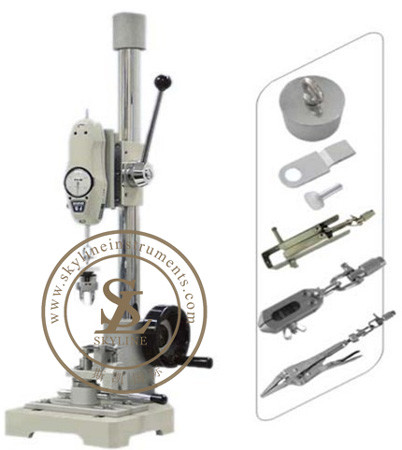 Snap Button Pull Test Machine , Button Snap Pull Tester with FB-50k Force Gauge