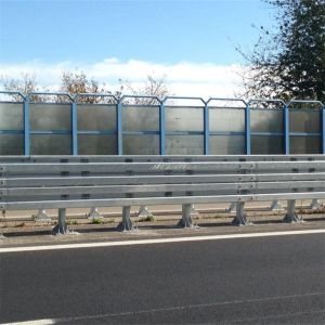 Three Wave Steel Highway Guardrail with Customized Size and Hot Galvanized