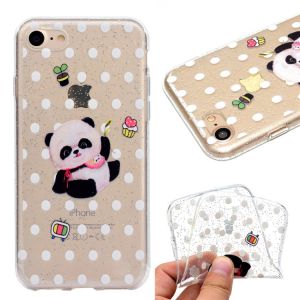 Bling Glitter Transparent Soft TPU Phone Case For iPhone 7 8 Plus Sparkling