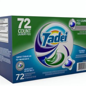 Safe for Fabrics Laundry Pods 72 Count Package Size For in Standard and HE