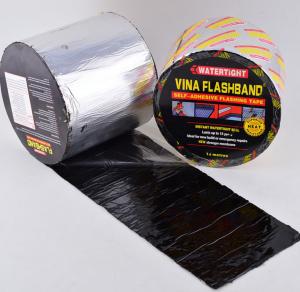 China self-adhesive bitumen flash， SGS/CE certification, Self-adhesive Rubber Bitumen flashing tape/flash band on sale