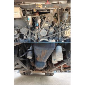 57-59 Seats Left Hand Steering Used Passenger Bus WP10.336N Engine Model 336 Max