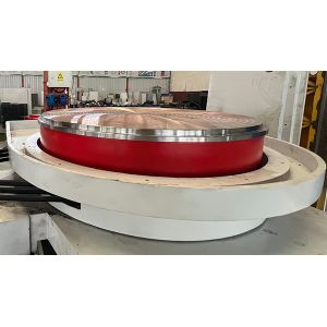 Horizontal Surface Grinding Machine With Rotary Round Table HDM380 PLC Control