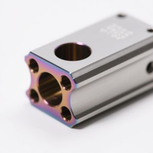 Anodized Zinc Plating CNC Machined Turned Parts High Precision Aluminum