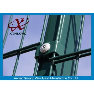 Trellis Gate Double Wire Mesh Fence / 200*50mm Welded Wre Mesh Panels