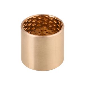 China Customzied Oil / Grease Groove Casting Bronze Sleeve & Flange Six To Eight Designs For Loaders on sale
