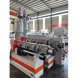 Plastic Corrugated Pipe Extrusion Machine Double Wall Plastic Tube Manufacturing