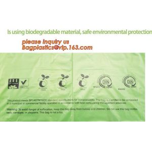 100% Environment Friendly Compostable Cornstarch Garbage Bags, composted manure fertilizer soil packaging bag