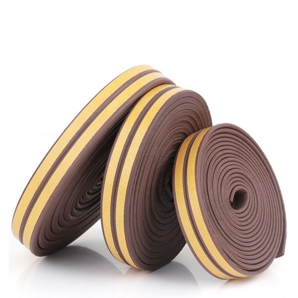 Quality Highly Elastic EPDM Sponge Self Adhesive Weather Stripping No Degumming wholesale