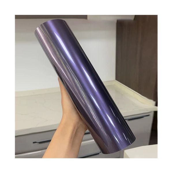 Quality Self Healing PPF Color Wrap Eco Friendly TPU Grey Violet Easy Removal Long Term Use wholesale