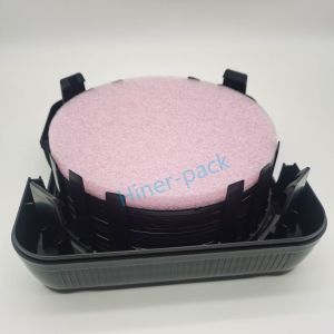Polyethylene Raw Material Pink Wafer Foam Buffer Cushion Shock Resistance