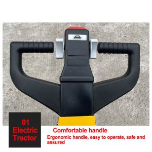 Stepless Speed 4000kg Walkie Tugger Industrial Material Handling Equipment