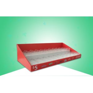 Red Matt Finish Kid Watch Cardboard Display Trays Easy To Degraded Material