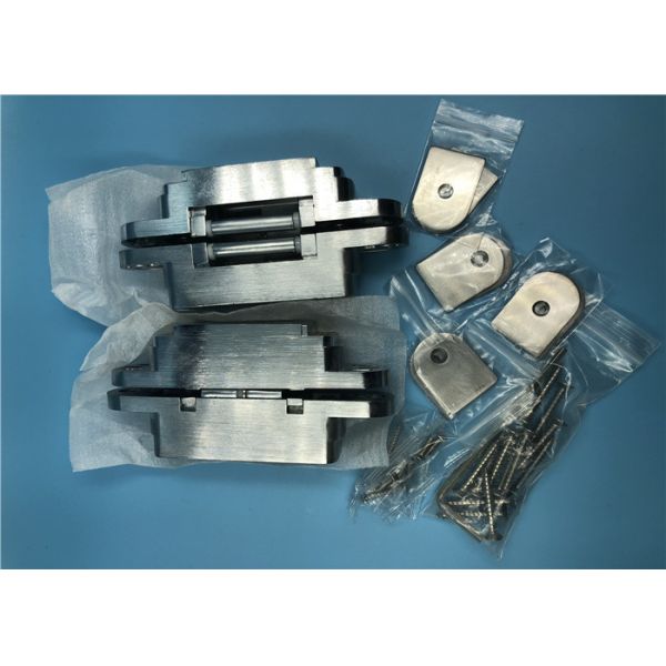 Quality Environmental Protecting 3D Concealed Hinges Satin Chrome Surface Finish wholesale