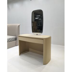 Luxury Nordic Modern Dressing Table With Mirror And Lights , 0.6m Modern Bedroom