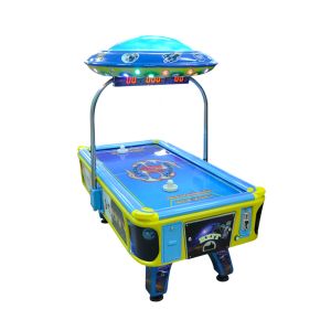 2 Players Small Air Hockey Arcade Machine For Space Theme Amusement