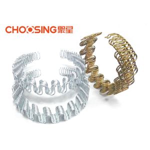Cheap Silver Color 9 Gauge Zig Zag Springs , Replacement Couch Springs 82B Or 70# Material for sale