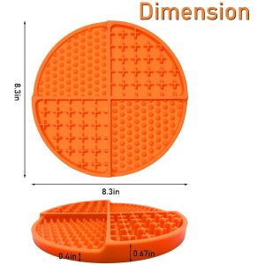 Puzzle Feeder Licking Mat With Suction Cups For Dogs And Cats