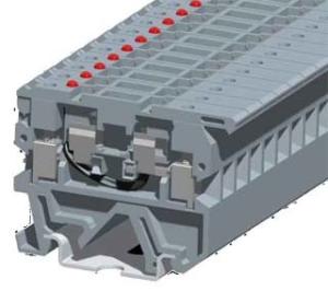 Cheap SKJ-2.5RD/X Din Rail Fuse Terminal Block With Self Locking Function for sale
