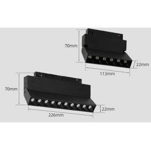 48v Magnetic Linear Track Light Ceiling Recessed foldable 20W