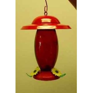 Home Hanging Painted Decorative Metal Bird Feeders Rust Resistance