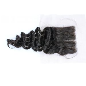 Cheap Wholesale High Quality Cheap Bangs Lace Closure Tangle Free  Human Hair Lace Closure for sale