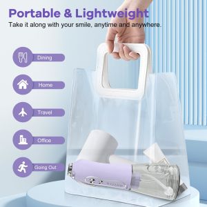 Portable USB Power Electric Water Flosser Strong Water Pressure Dental Cleaner