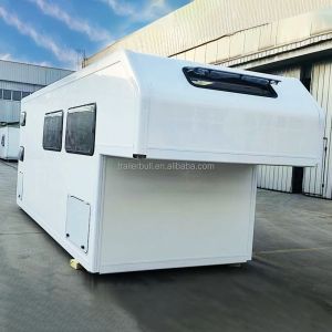 DIY Camper Trucks 20ft RV Trailer Alcove Truckbody with Gooseneck for Windows 5x