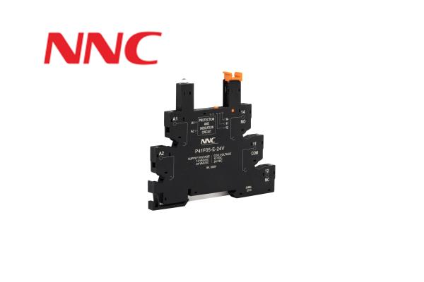 Quality NNC Relay Socket P41F05-E-24V 8A Guide rail mounting type suitable for NNC41 slim relay wholesale
